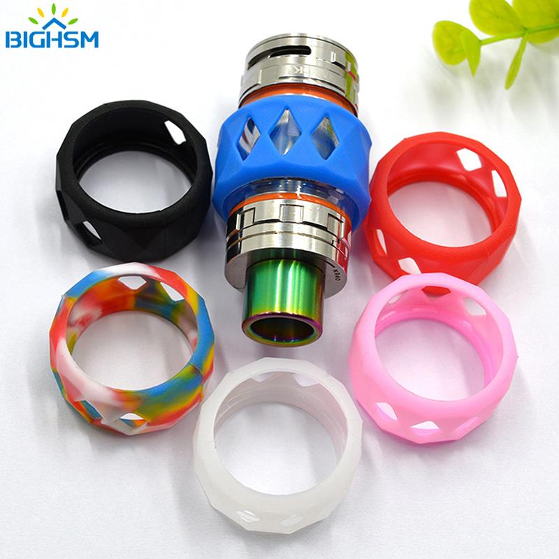 Vape Accessory - หลอดแก้วกันกระแทกปลอกหุ้มป้องกันแบบแหวนซิลิโคนกันลื่นสำหรับหลอดไฟอุปกรณ์เสริมถังหลอดแก้ว