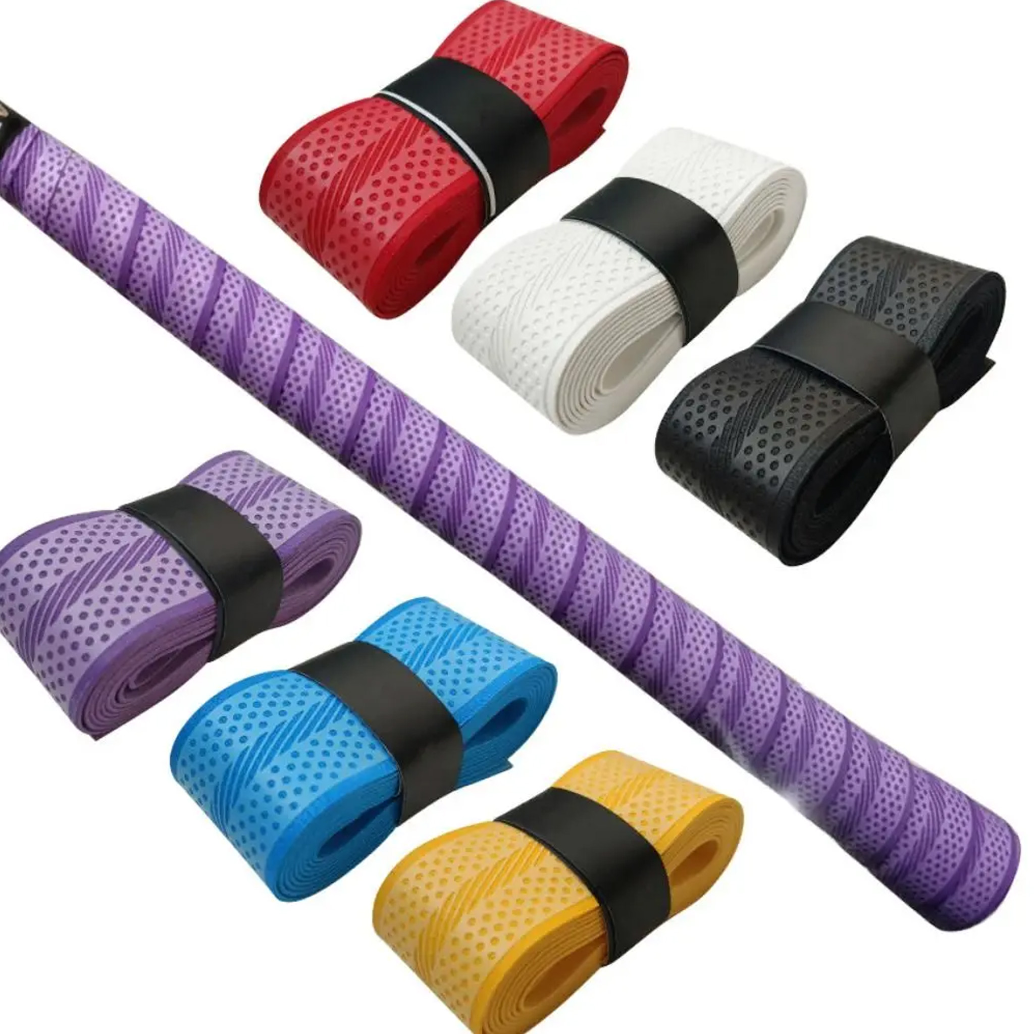 Vape Band Silicone - ด้ามจับคันเบ็ดตกปลา 1 ชิ้น หุ้มด้วยกาวกันลื่น จุดกดทับ ดูดซับเหงื่อ