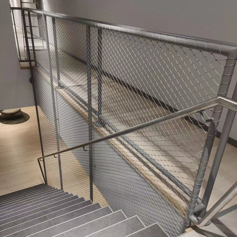 Stainless Wire Ss316 - X Tend ระเบียงความปลอดภัยสุทธิ - SS304/SS316 สแตนเลสสตีลเชือกตาข่าย