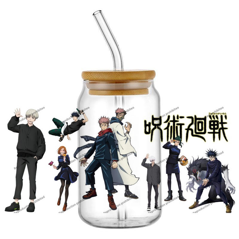 Rdta Tank Glass - สติกเกอร์ลายการ์ตูนอนิเมะยอดนิยม Jujutsu Kaisen 30 แบบ ขนาด
