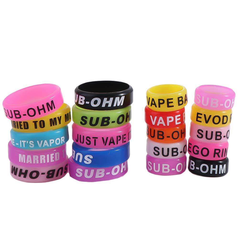 Vape Band Silicone - 10pcs Anti-Skid Fishing Rod Handle ป้องกันกรณี