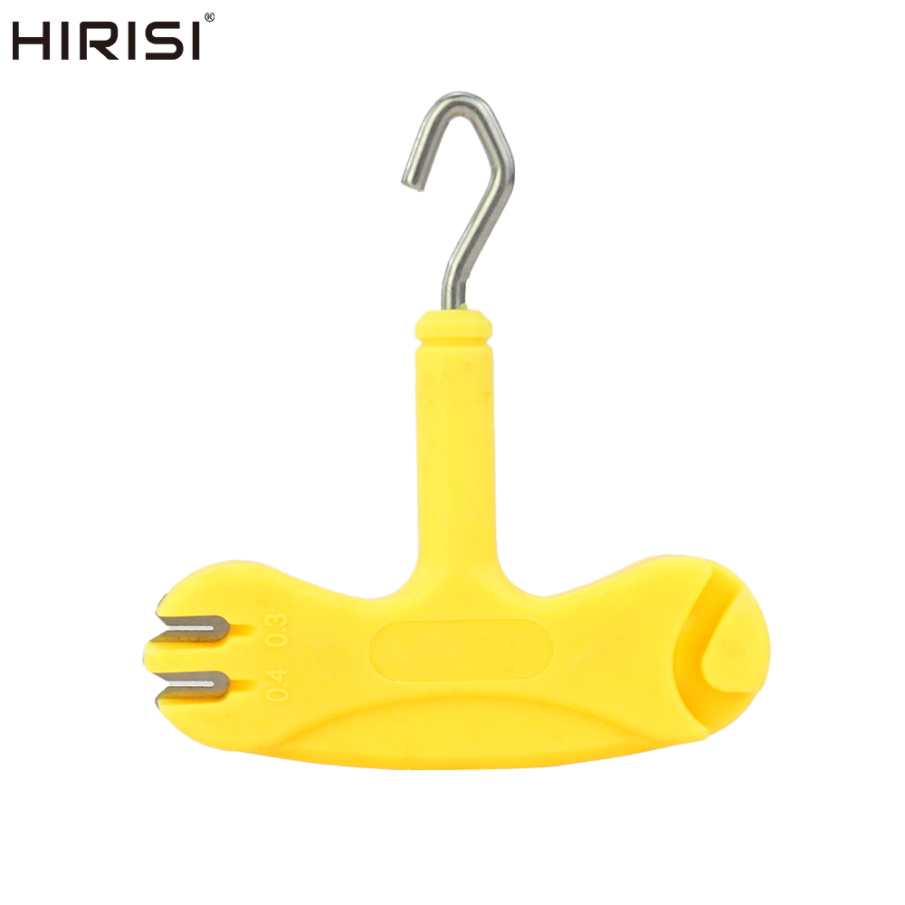 Mesh Coil Strip - Hirisi ปลาคาร์พตกปลาเครื่องมือ Knot PULLER Line Stripper