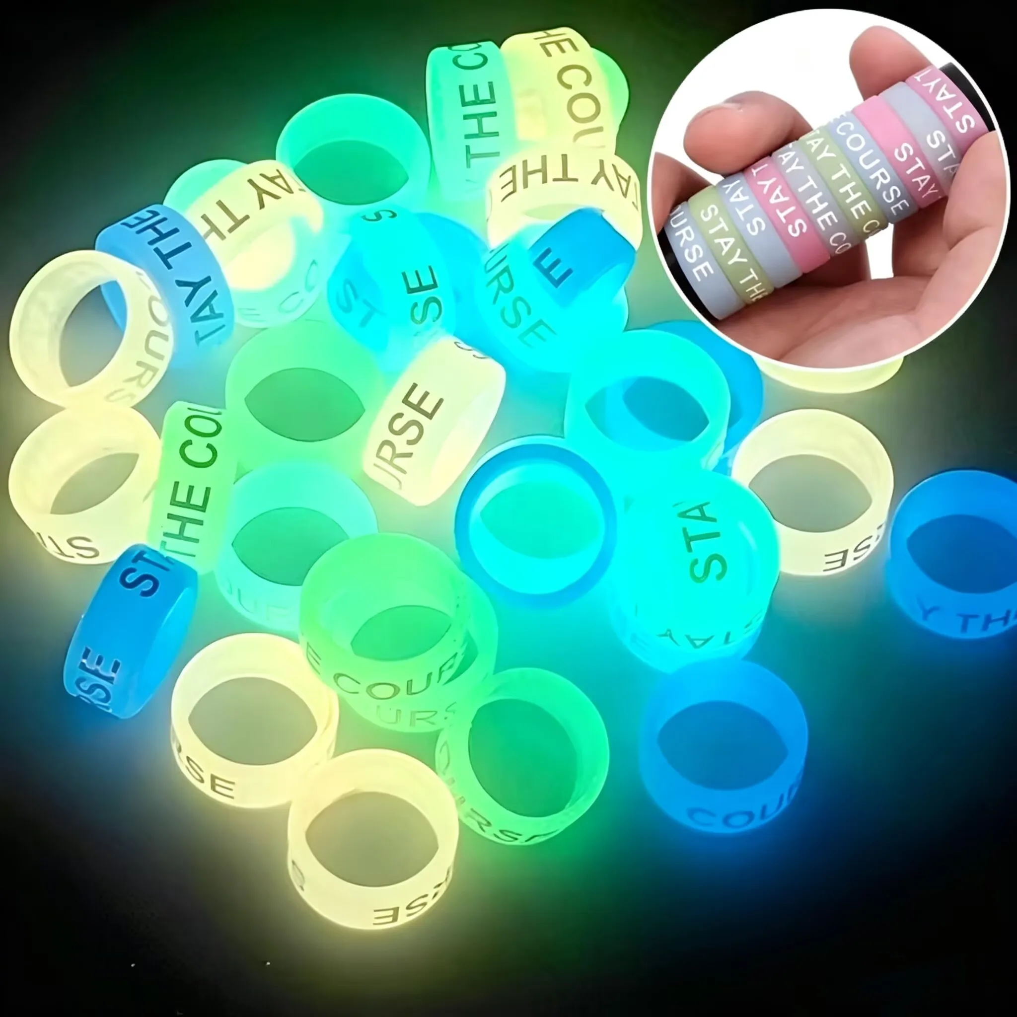 Vape Band Silicone - ยางซิลิโคนกันลื่นแบบวงกลม 20 ชิ้น สำหรับจับจักรยาน คันเบ็ด ด้ามจับแร็กเก็ต