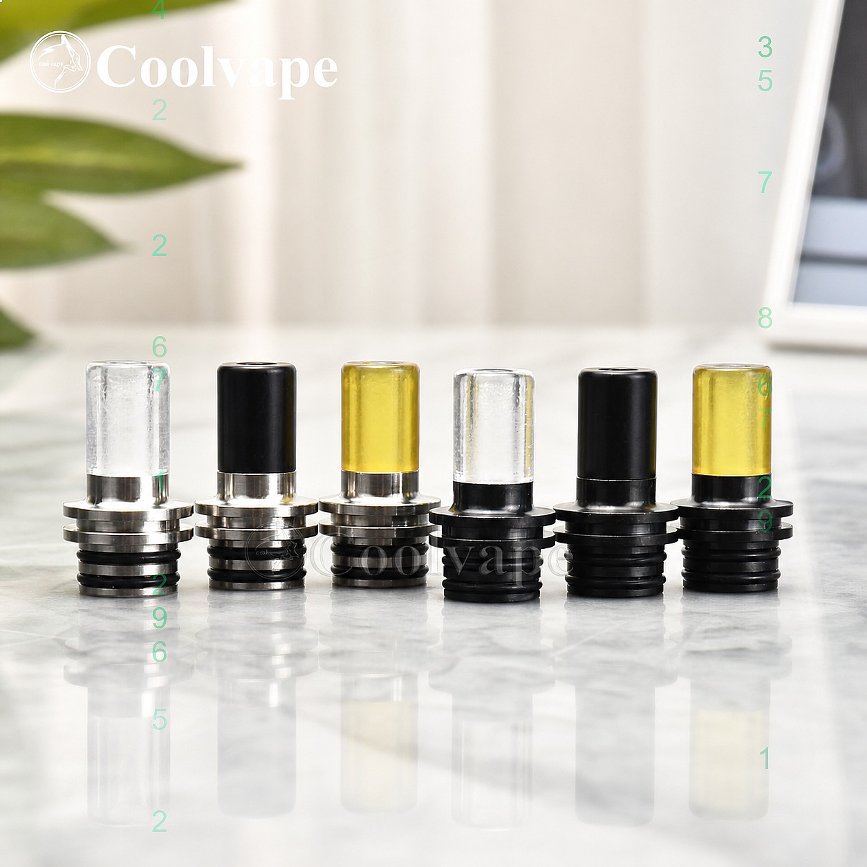 510 MTL Drip Tip ปากเป่าทนความ - Vape Accessory บทวิจารณ์และราคา
