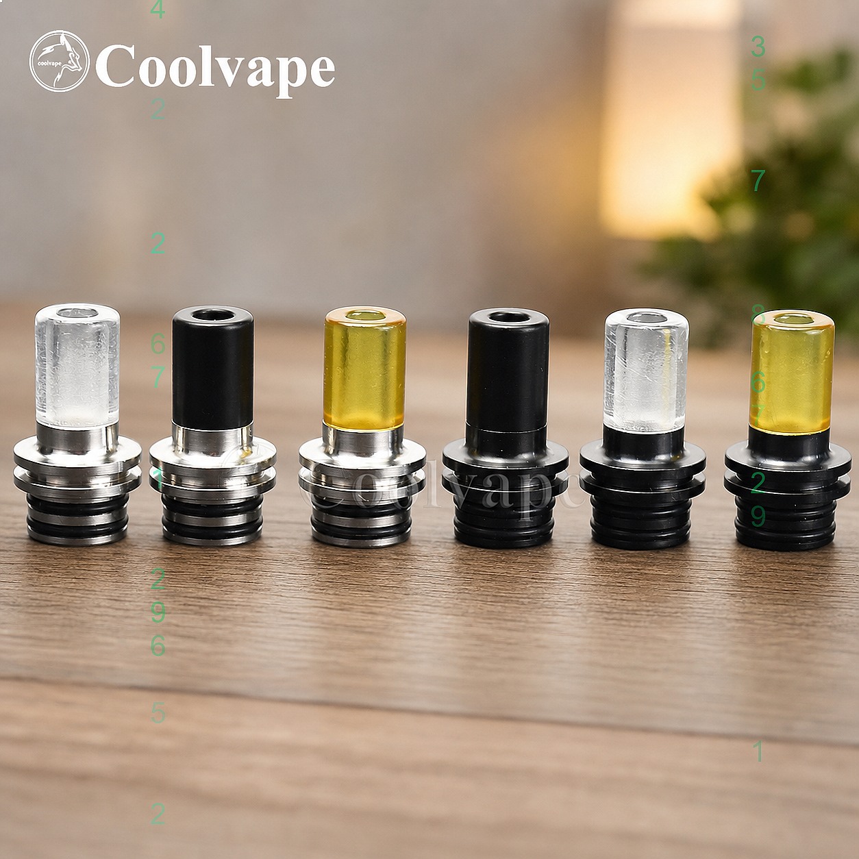 510 MTL Drip Tip ปากเป่าทนความ - Vape Accessory บทวิจารณ์และราคา