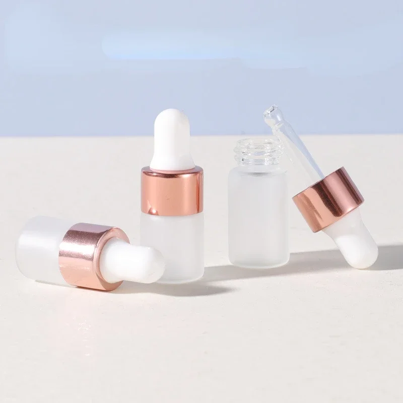 ขวดขวดแก้วฝาปั๊มฝ้ากระจกทองคำส - Juice Bottle Dropper บทวิจารณ์และราคา