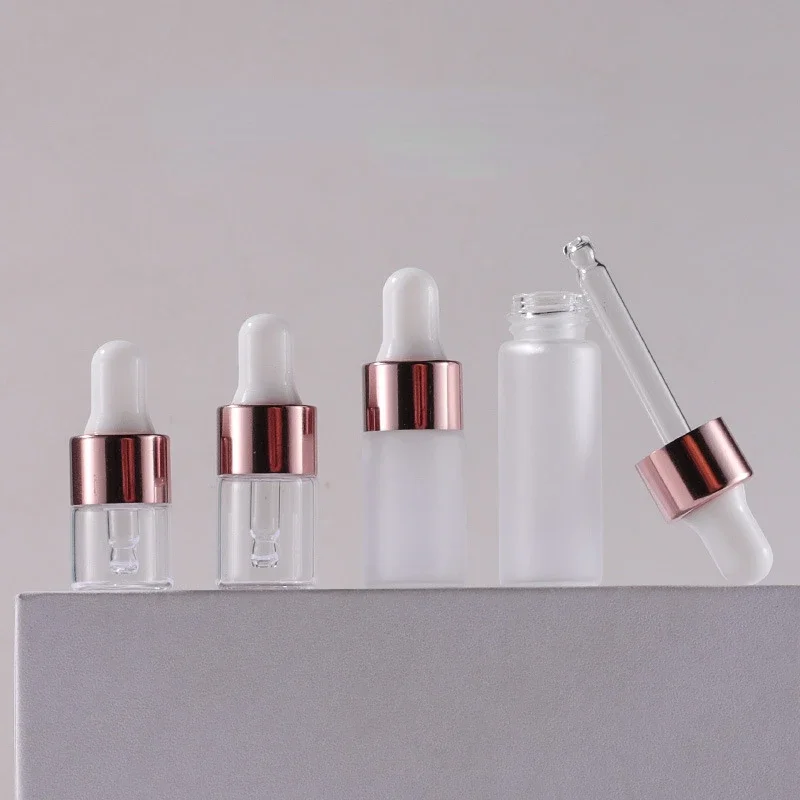 ขวดขวดแก้วฝาปั๊มฝ้ากระจกทองคำส - Juice Bottle Dropper บทวิจารณ์และราคา