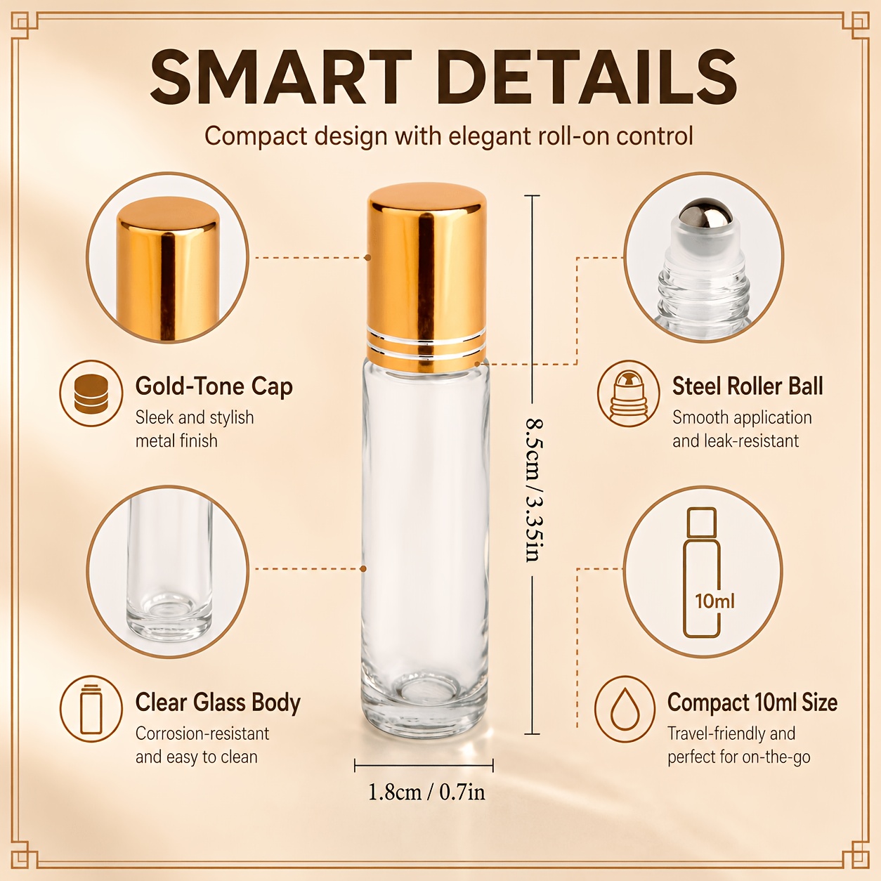 ขวดแก้วโรลออนขนาด 10 มล. จำนวน - Juice Bottle Dropper บทวิจารณ์และราคา