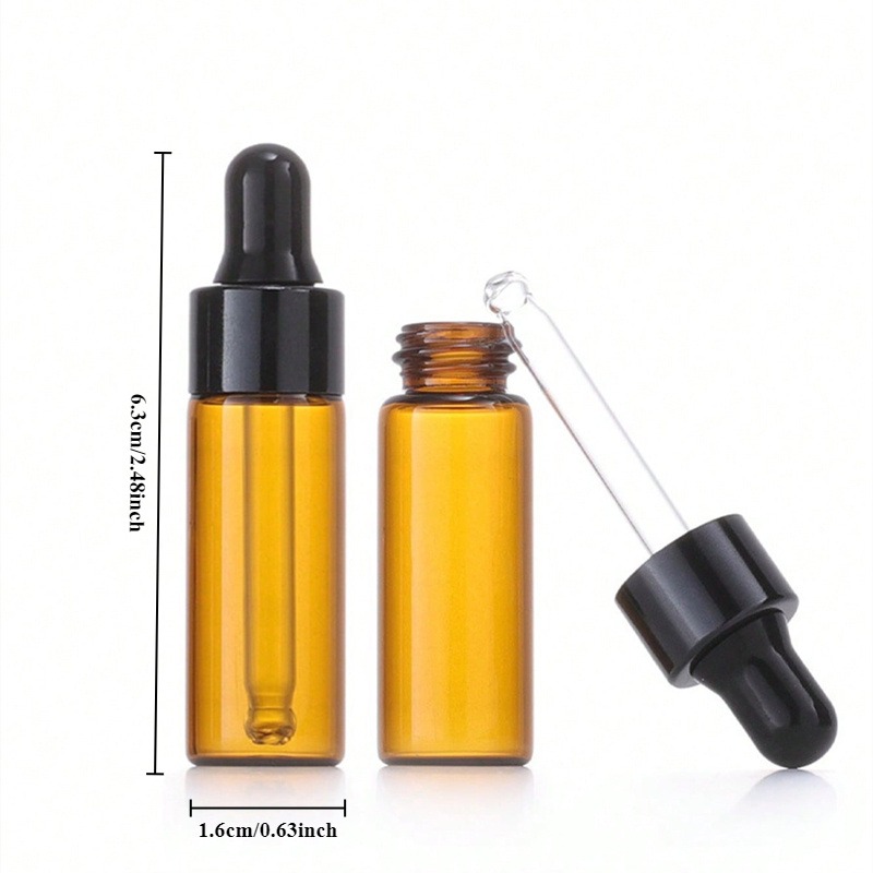 10 ชิ้น 5 มิลลิลิตรขวดแก้วหยดส - Juice Bottle Dropper บทวิจารณ์และราคา