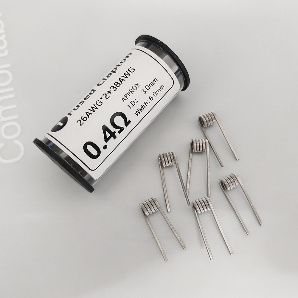 6 ชิ้น Ni80 26x2+38AWG ID3.0 0 - Vape Ring บทวิจารณ์และราคา