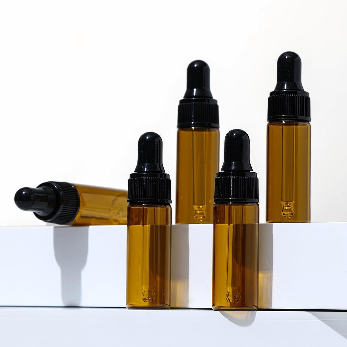 ขวดแก้วหยดสีเหลืองอำพันเข้ม 10 - Juice Bottle Dropper บทวิจารณ์และราคา