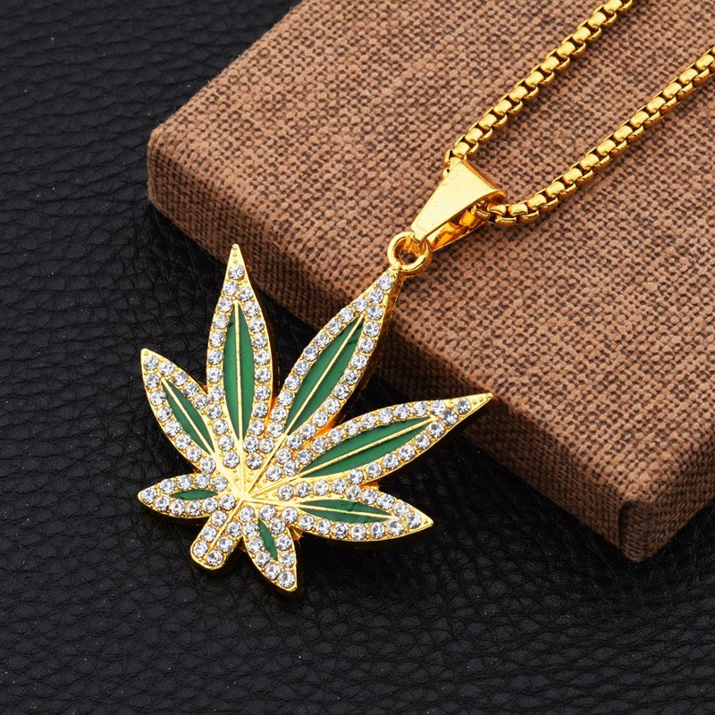 Rhinestone วัชพืชจี้สร้อยคอผู้ - Dry Herb Vaping Accessories บทวิจารณ์และราคา