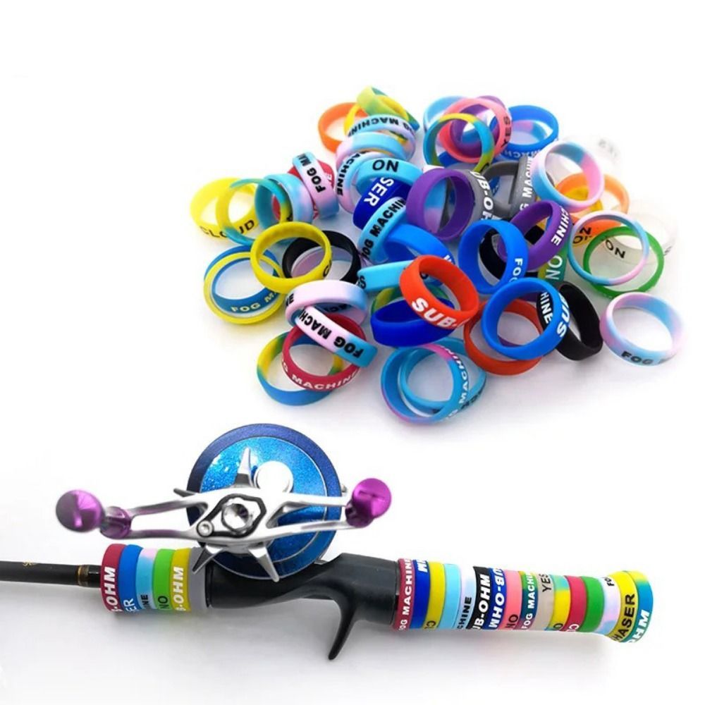 10pcs Anti-Skid Fishing Rod Ha - Vape Band Silicone บทวิจารณ์และราคา