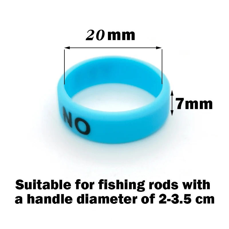 ใหม่ 10pcs Fishing Rod Handle  - Vape Band Silicone บทวิจารณ์และราคา
