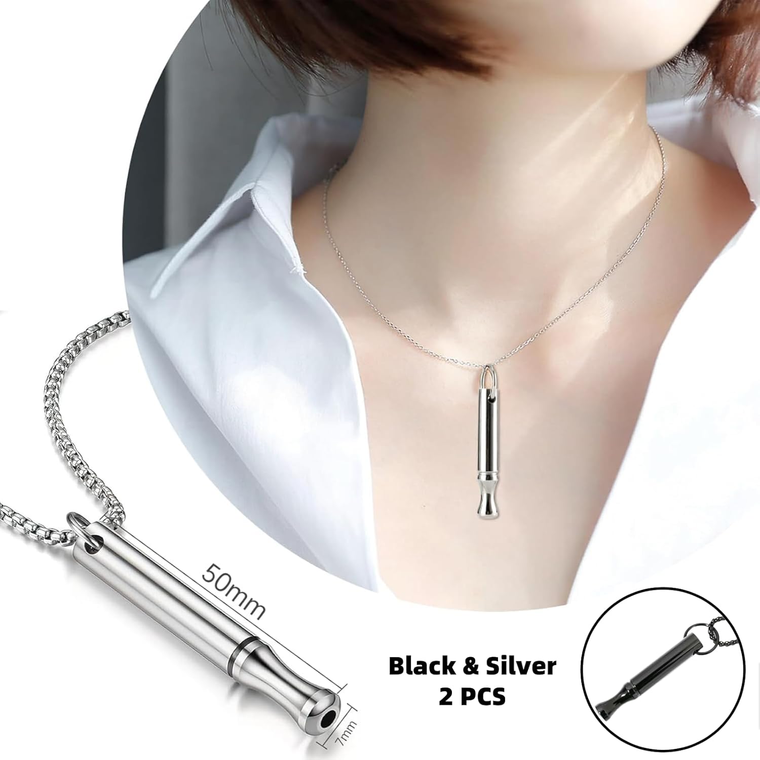 สร้อยคอไทเทเนียมสตีลช่วยหายใจ  - Vape Accessory บทวิจารณ์และราคา